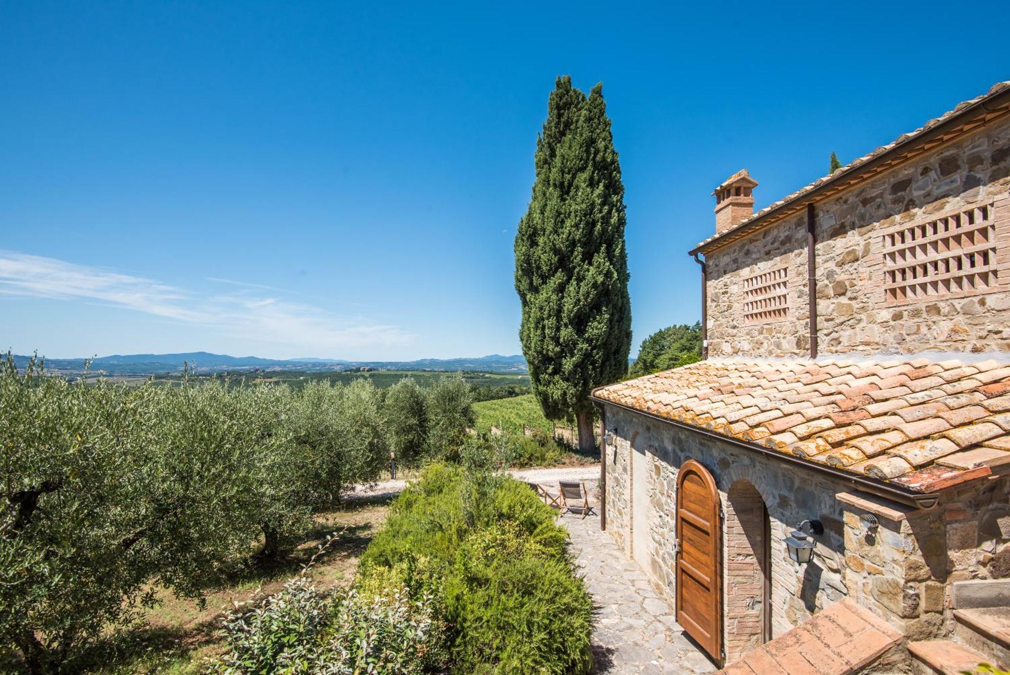 Glicine Apartment Podere Giardino Montalcino Bagian luar foto