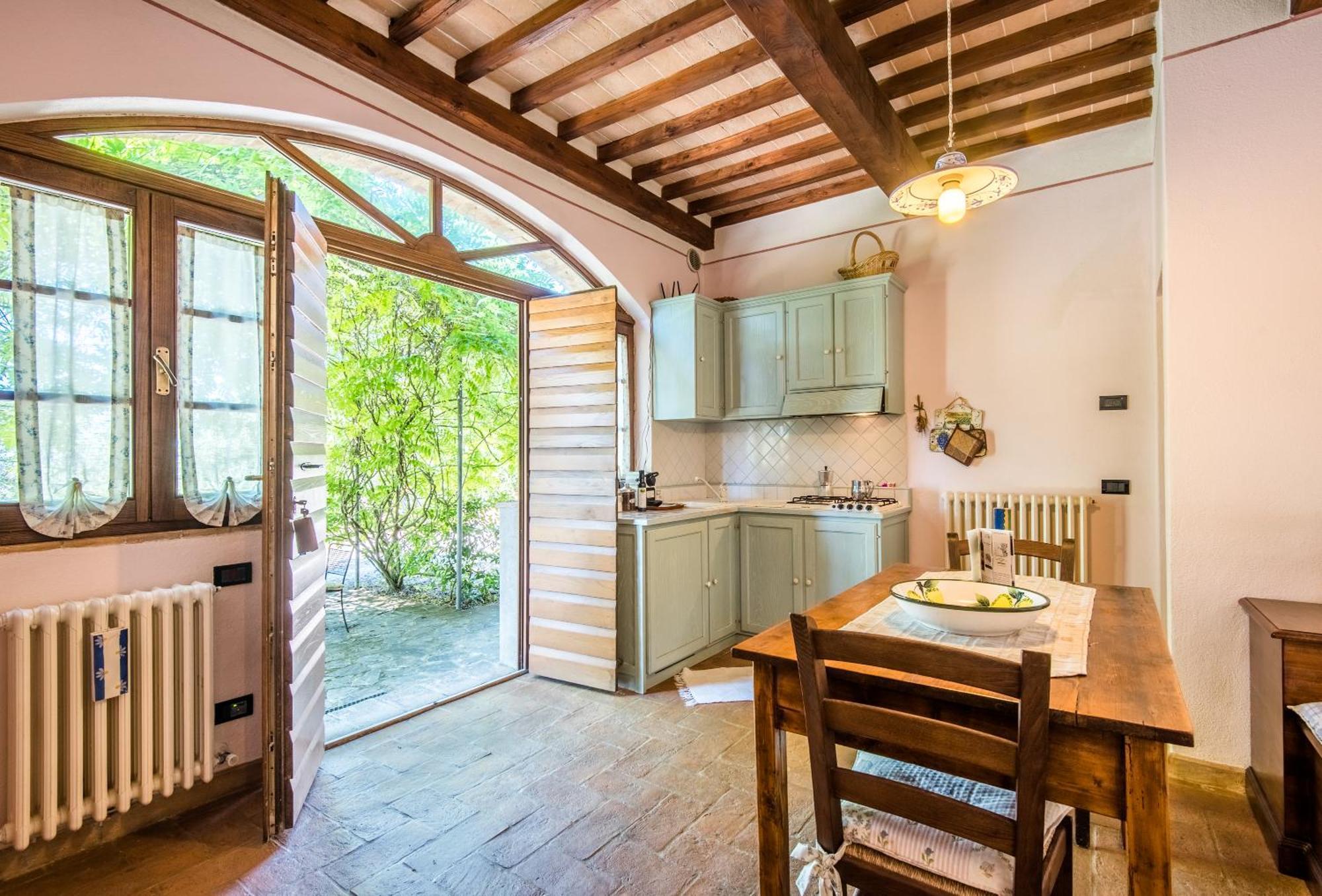 Glicine Apartment Podere Giardino Montalcino Bagian luar foto