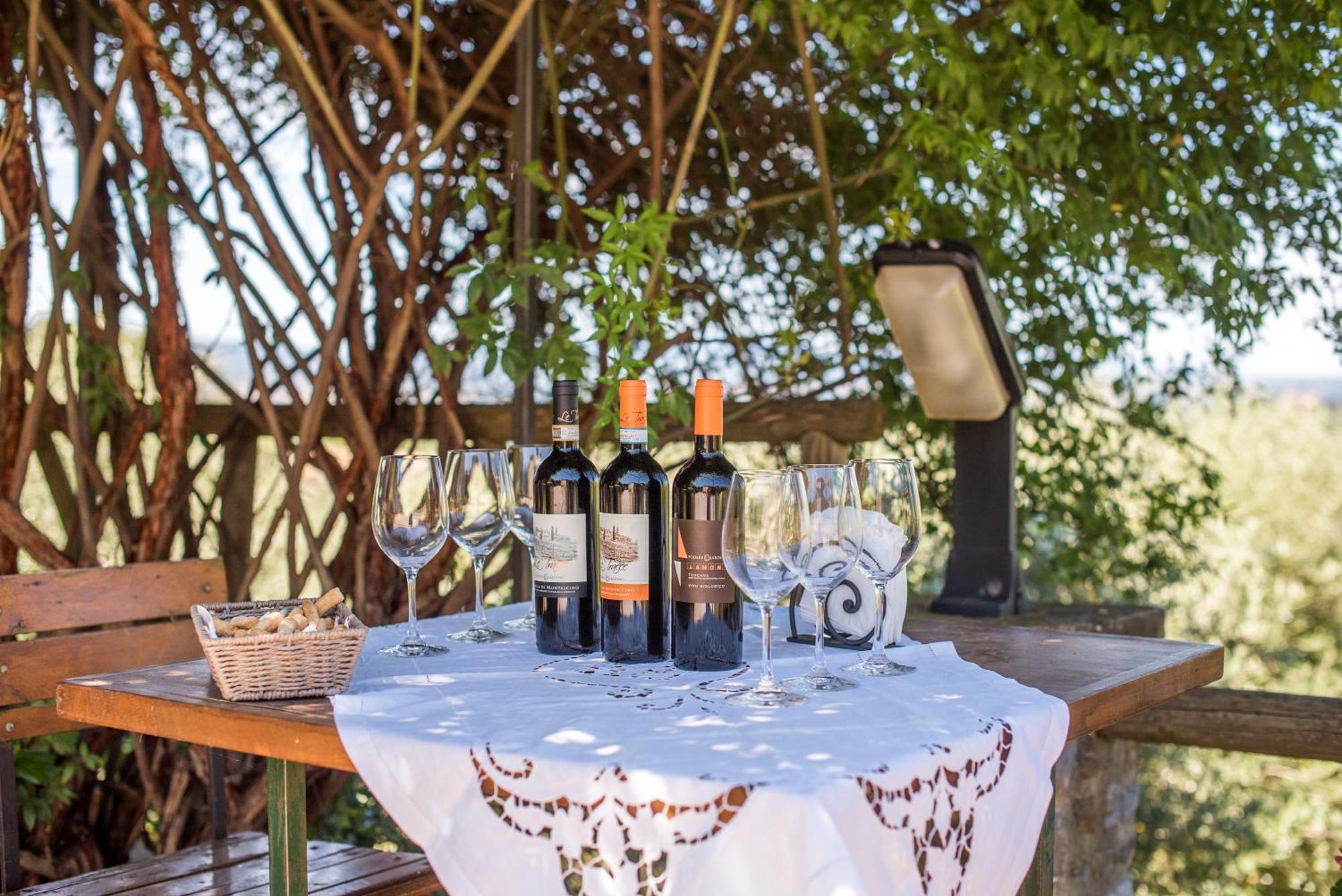 Glicine Apartment Podere Giardino Montalcino Bagian luar foto