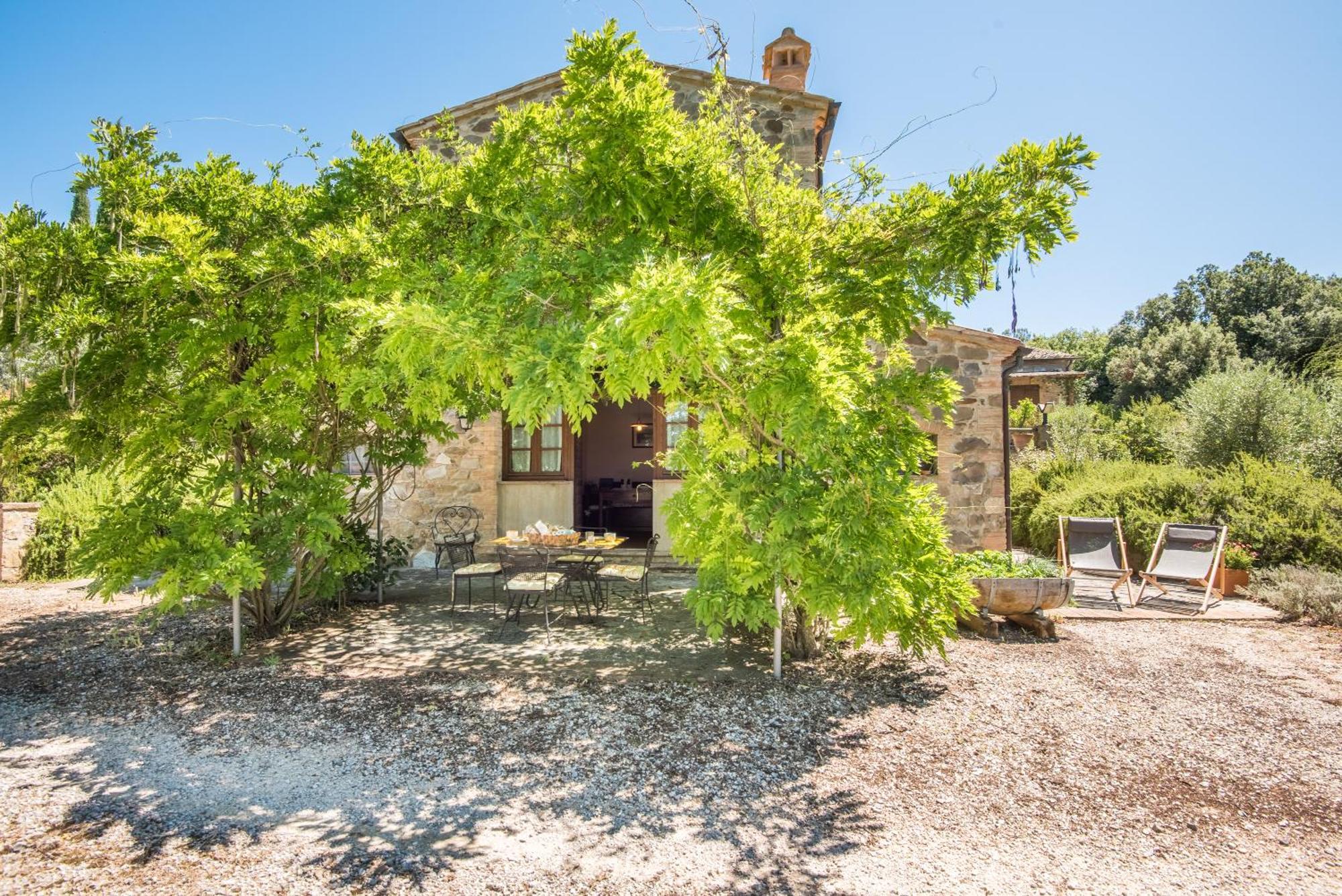 Glicine Apartment Podere Giardino Montalcino Bagian luar foto