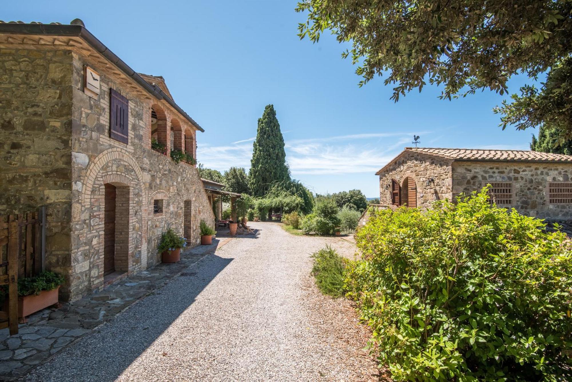 Glicine Apartment Podere Giardino Montalcino Bagian luar foto